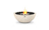 Ecosmart Fire Mix 600 Fire Pit Bowl - Bone Finish / Stainless Steel Burner - ESF.O.MX6.BO